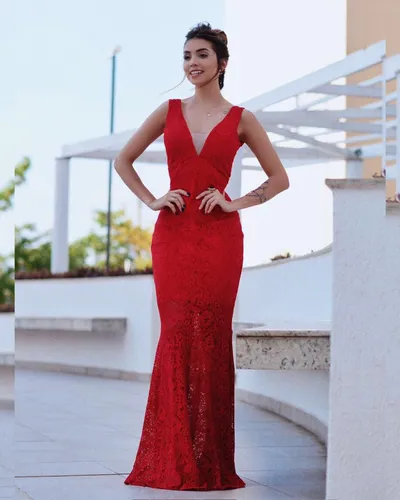 Vestido longo hotsell madrinha vermelho
