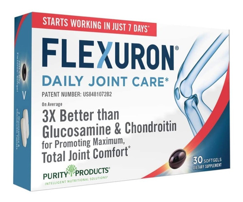 Flexuron 3 Veces Mejor Que Glucosamina Y Coindritina. 30 Un.