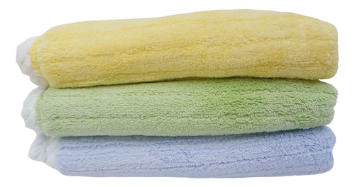 Pack Toallas Absorbente De Baño X3 Mediana Rio Shop