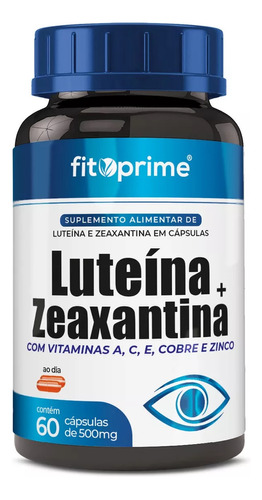 Luteína + Zeaxantina Fitoprime Con Vitaminas A C Y Cobre Zin