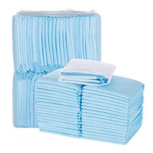 Imagen 1 de 2 de 50 Protectores De Cama Sabanilla. Muy Absorbentes 60x45 Cm