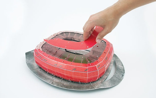 Estadio Allianz Arena Bayern Munich Rompecabezas 3d Nanostad