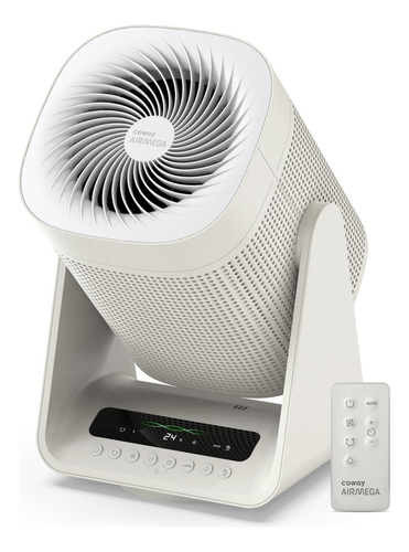 Purificador De Aire Para Dormitorio 2 En 1 Con Ventilador Malvavisco Gris