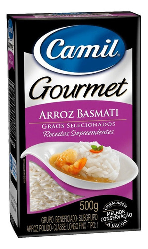 Arroz Basmati Camil a Vácuo 500g