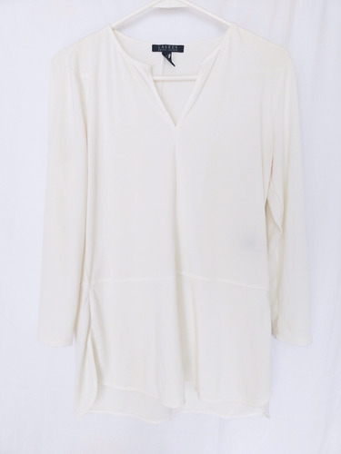 Blusa Crema De Ralph Lauren Estado 9/10 Mujer 