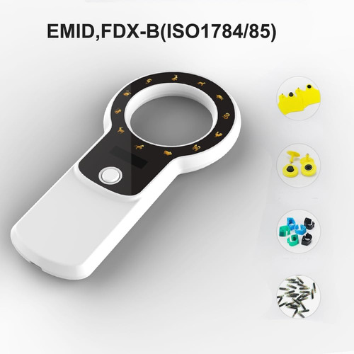 Rabitpos Lector De Microchip Para Mascotas Bluetooth, De De