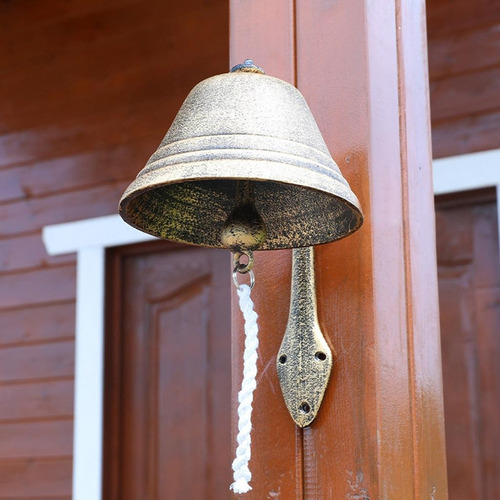 Campana De Puerta De Casa De Hierro Fundido De Metal