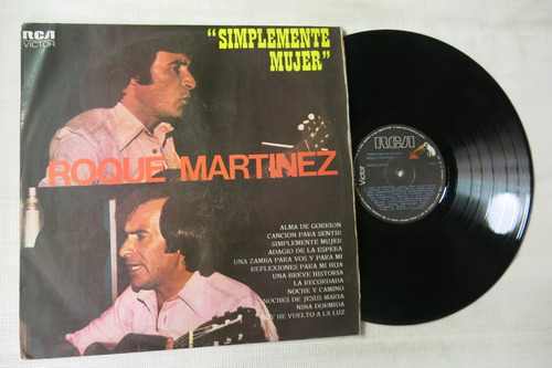 Vinyl Vinilo Lps Acetato Roque Martinez Simplemente Mujer 