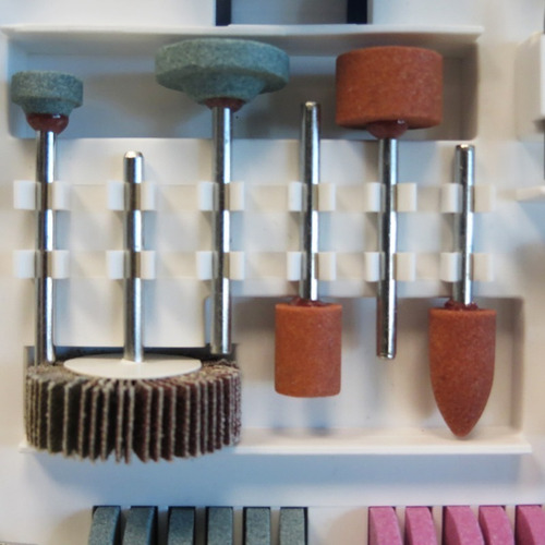 Set Kit Accesorio Mini Torno Gamma Juego 180 Piezas Maletin