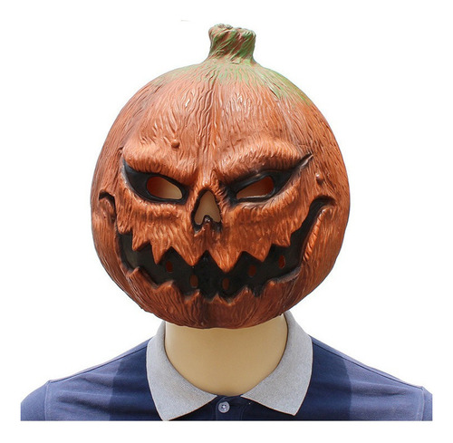 Máscara De Miedo De Cabeza De Calabaza De Halloween