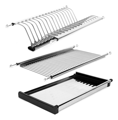 Moderna Rejilla Plegable De Acero Inoxidable De 2 Niveles Pa