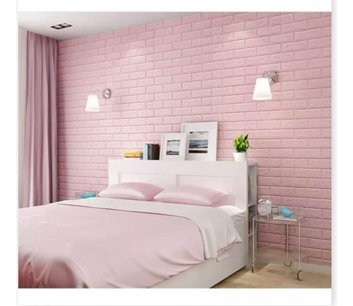 Pared Adhesiva 3d 70 X 77 Cm Panel Foami (coquette)