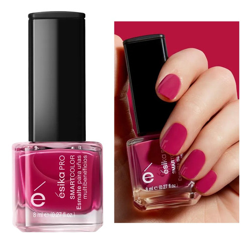 Esmalte Para Uñas Ésika Granate Fucsia Oscuro Smartcolor