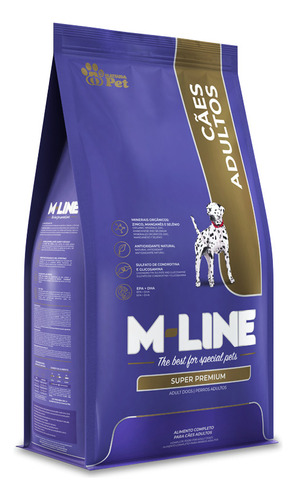 M Line Super Premium Perros Adultos 15+2,5 Kg + Obsequio