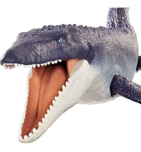 Imagen 3 de 6 de Jurassic World Mosasaurus Dinosaurio 71cms. Mattel Mosasauro