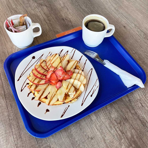 Imagen 3 de 9 de Combo 3 Charolas Restaurantera Alimentos Bandeja 14x18 PuLG.