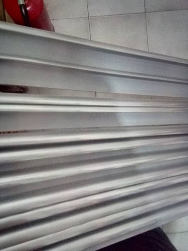 Perfil De Aluminio Para Porcelanato Plata Brillante