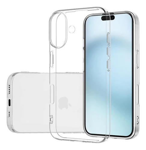 Capa iPhone 16 Plus Slim Transparente + Nf