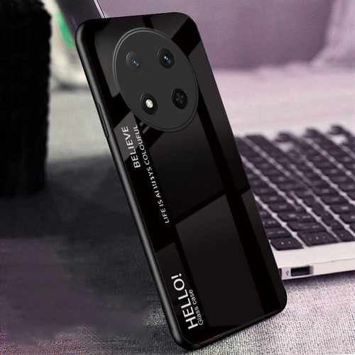 Funda Para Honor Magic 7 Lite 5g Vidrio De Color+mica