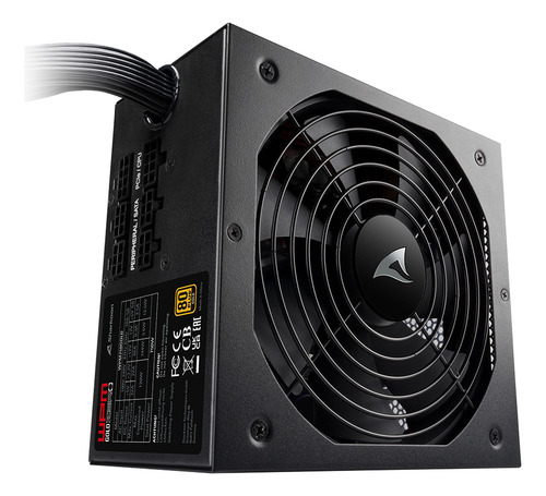 Fuente De Poder Sharkoon Wpm Gold Zero 750w 80+ Gold Color Negro