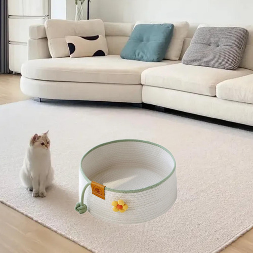 Cernera De Algodón De Gato Cesta Para Dormir 35 Cm X 14 Cm