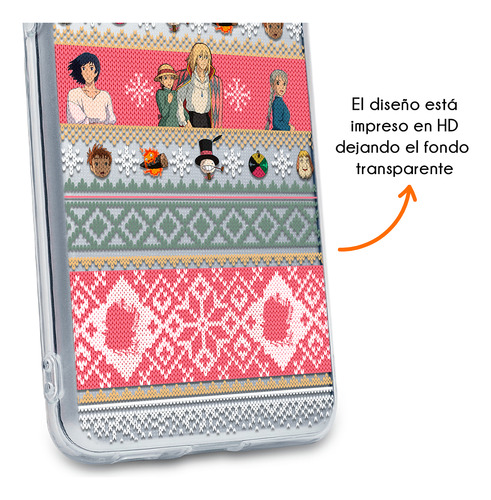 Funda Para Infinix Ugly Sweater Anime El Increíble Castillo Vagabundo