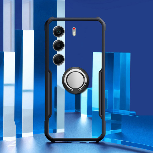 Funda Para Tecno Camon 40 Pro Suave Marco Claro Anillo