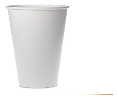 Imagen 2 de 7 de Vasos De Polipapel Blancos + Collarin 12 Oz X 100 Un