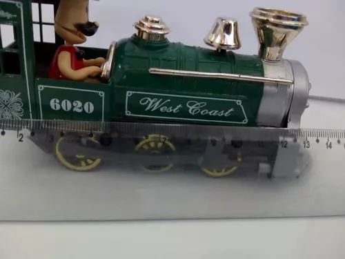 Brinquedo Trem Locomotiva De Metal Com Luz E Som Veja Video