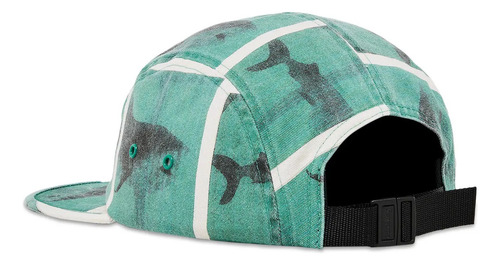 Gorra Supreme Damien Hirst Camp Cap Snapback Regulable Verde/blanco Regulable Demien Hirst