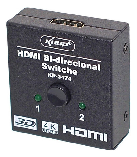 Hdmi Bi-direction Switch Hub 2x1 E 1x2 4k 3d
