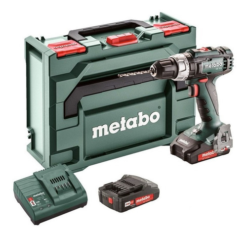 Taladro Ator Percutor Inalambrico Metabo Sb18l 13mm Kit 2bat