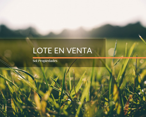 Lotes En Venta En Parque Leloir - Ituzaingo 3 Lotes De 400 Metros Disponibles!