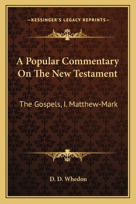 Libro A Popular Commentary On The New Testament: The Gosp...