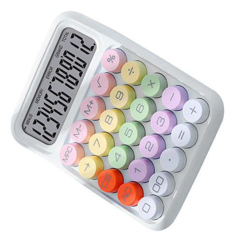 Calculadora Colorida Calculadora Electrónica Con Teclado Mec