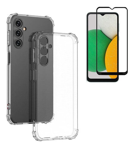 Funda Transparente Para Samsung A05s + Protector Pantalla 