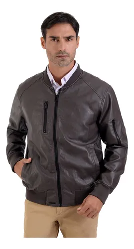 Chamarra De Piel Perry Ellis MercadoLibre