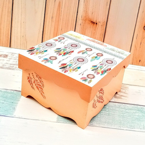 Caja Madera Decorada, Alhajero Té. Medidas Y Precios Varios