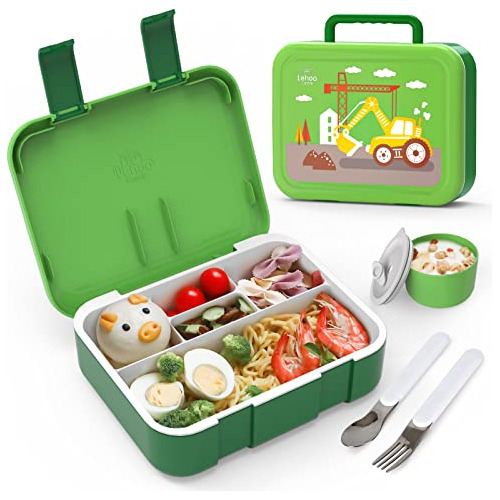 Lehoo Castle Bento Almuerzo Caja Para Niños, 1,25l 15psg