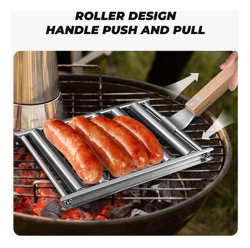 Hotdog Roller - Prateleira De Salsicha De Aço Inoxidável