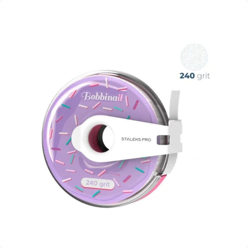 Lixa Refil Em Rolo Adesiva Staleks Pro Com Estojo 7m At-240w