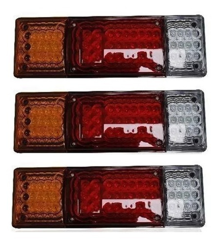 Paquete De 3 Pares Calavera Nissan Estaquitas Led C/ Estrobo