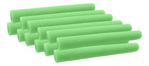 12 Fundas De Espuma Para Postes De Trampolín, Suaves, Verde