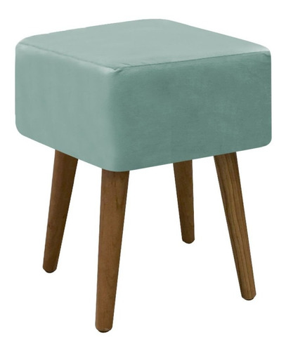 Banqueta Puff Apoyapie Poliester Pixel Acqua 32x32x45 Backup