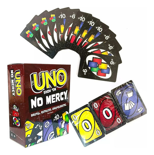 Juego De Cartas Uno Show Em No Mercy Nuevo