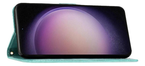 Funda Con Tapa Para Samsung Galaxy A36, Correa De Muñeca Con Función Atril, Piel Sintética, Tarjetero, Cierre Magnético