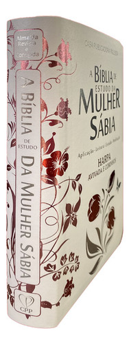 Bíblia Da Mulher Sábia Full Color C/ Harpa - Tulipa Branca