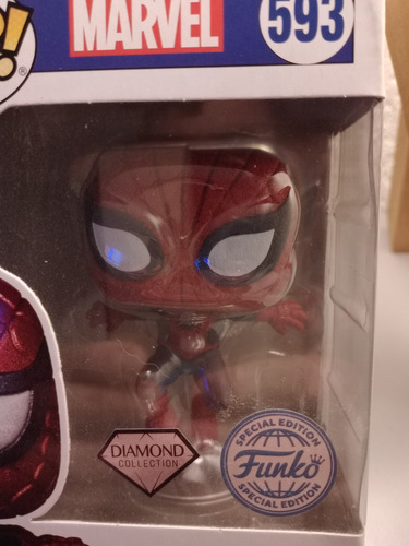 Spider-man. Funko Pop Diamond. 593. (Usado)