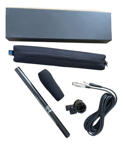 Imagem 1 de 4 de Kit De Microfone Direcional - Condensador Shotgun Suspensão