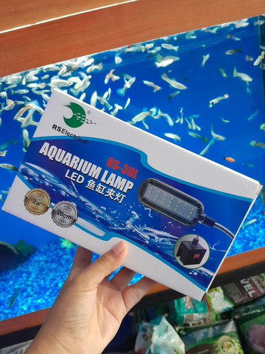 Lampara Acuario Pecera Led Blanca 